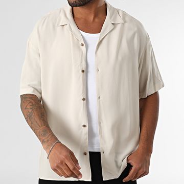Jack And Jones - Camisa Jeff Beige de manga corta