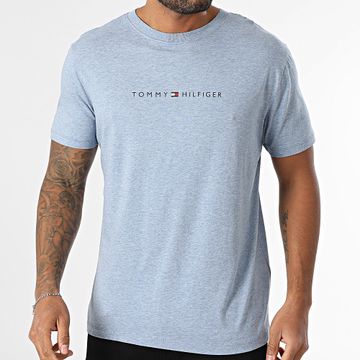 Tommy Hilfiger - 3525 Camiseta azul claro jaspeada