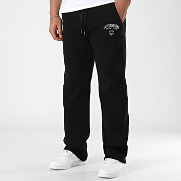 Anthill - La Fourmilière Pantalones Jogging Pata Ancha Negro Blanco