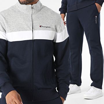 Champion - Chándal gris marino jaspeado 220813
