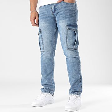 Classic Series - Pantalones Cargo Slim Jeans 118 Azul Denim