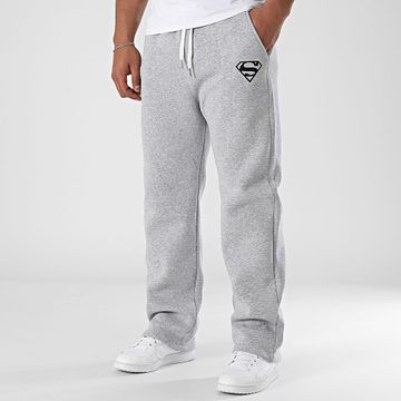 DC Comics - Pantalón de chándal con logo grande Gris jaspeado