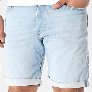 Jack And Jones - Rick Icon Regular Fit Jean Shorts Lavado Azul