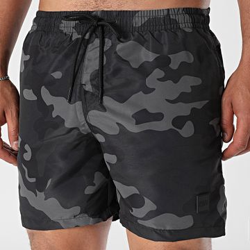 Urban Classics - TB2053 Bañador Camuflaje Gris Antracita
