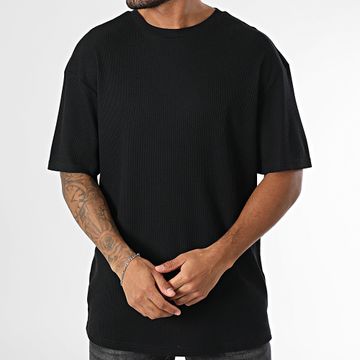 Urban Classics - Oversize Large Waffle Tee Shirt TB6676 Negro