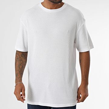Urban Classics - Camiseta oversize grande Waffle TB6676 Beige claro