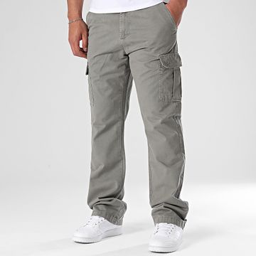 Urban Classics - TB4705 Pantalones Cargo Grises