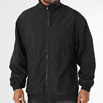 Urban Classics - TB6228 Chaqueta negra con cremallera