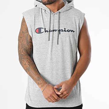 Champion - Camiseta de tirantes con capucha 220777 Heather Grey
