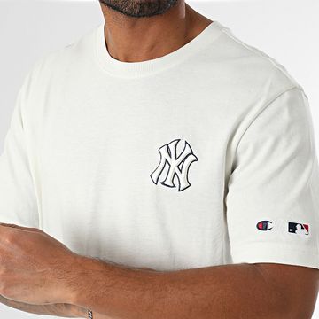 Champion - NY Oversize Tee Shirt 221037 Blanco
