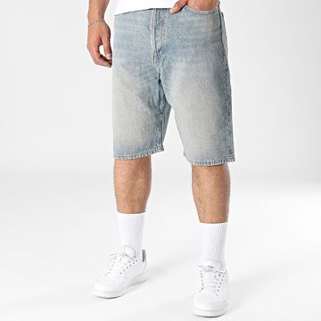 Jack And Jones - Ron Original Blue Wash Baggy Fit Jean Shorts