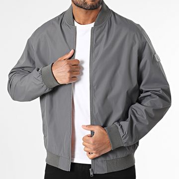 Jack And Jones - Chaqueta con cremallera Montana Gris Carbón