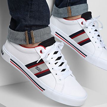 Jack And Jones - Zapatillas Gorgon Canvas White Navy Blazer
