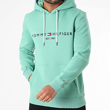 Tommy Hilfiger - Tommy Logo Sudadera con capucha 1599 Verde