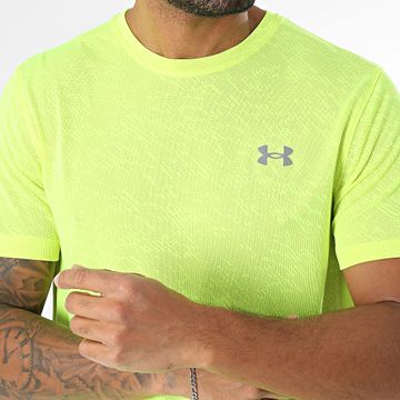 Under Armour - Camiseta Launch Camo 1386681 Amarillo Fluo
