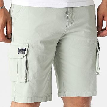 Deeluxe - Pantalones cortos Loose Slog Cargo P730M Verde claro