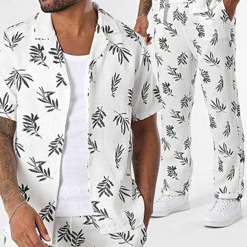 Uniplay - Conjunto de camisa de manga corta y pantalón 135 Blanco