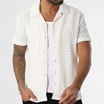 Classic Series - Camisa Calada Manga Corta 035 Beige Claro