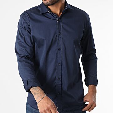Classic Series - Camisa de manga larga 041 Azul marino