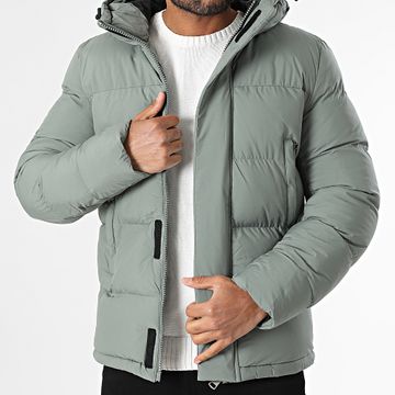 Frilivin - Chaqueta con capucha 6651 Verde caqui