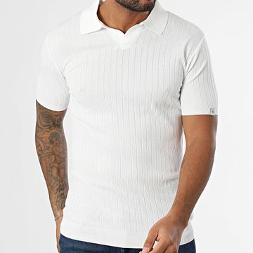 Mackten - Polo Manga Corta 039 Blanco