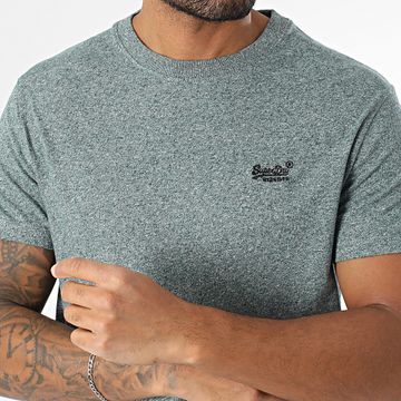 Superdry - Essential Logo Embroidery Tee M1011245A Verde jaspeado
