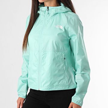 The North Face - Cortavientos Cyclone para mujer A8B6G Turquesa