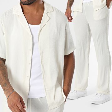 Uniplay - Conjunto de camisa de manga corta y pantalón 122 Beige