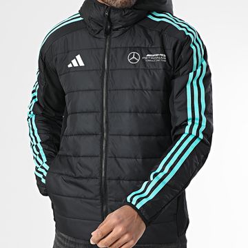 Adidas Performance - Mercedes DNA AMG Stripe Chaqueta con capucha JV5433 Negro
