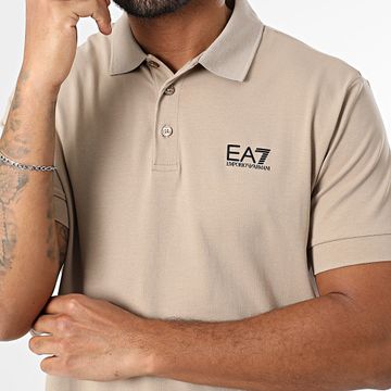 EA7 Emporio Armani - Polo Manga Corta 8NPF14-PJVQZ Beige