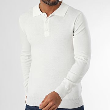 Frilivin - 315 Polo de manga larga Blanco