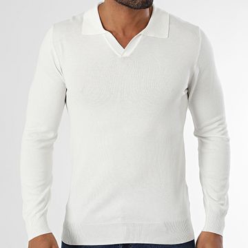 Frilivin - Jersey cuello pico 515 Blanco