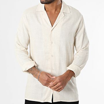 Frilivin - 159 Camisa de manga larga beige