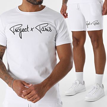Project X Paris - Conjunto de camiseta y pantalón corto 1910076 2340014 Blanco