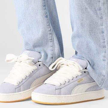 Puma - Mujer Suede XL 395205 Cool Weather Warm White Sneakers