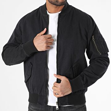 Schott NYC - Chaqueta Arcata Bomber Negra