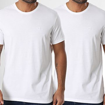 BOSS - Lote de 2 camisetas relaxed fit 50479536 Blanco