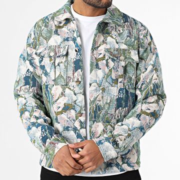 Frilivin - O83 Chaqueta azul claro verde