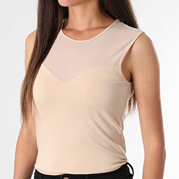 Only - Camiseta de tirantes para mujer Jilly Beige