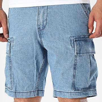 Levi's - 001KG Pantalones cortos cargo vaqueros azules