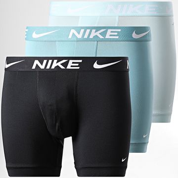 Nike - Juego de 3 bóxers Dri-Fit Essential Micro KE1157 Azul claro Negro