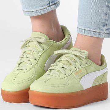 Puma - Palermo Elevata Zapatillas Mujer 399348 Verde Pistacho Goma