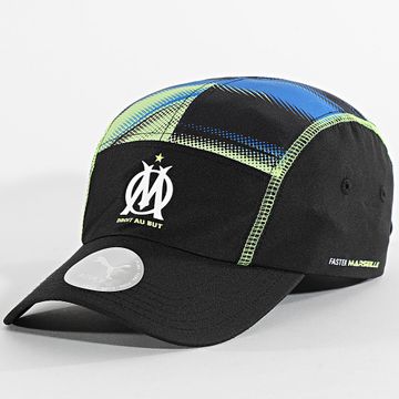 Puma - Gorra OM Faster 5 Paneles 026264 Negro Azul Real Verde Fluo