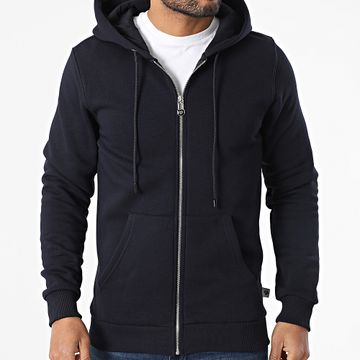 Armita - GW881 Sudadera con capucha y cremallera Azul Marino