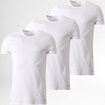 Calvin Klein - Lote de 3 camisetas 4051 Blanco