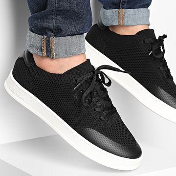 Calvin Klein - Baskets Low Top Lace Up 1726 Ck Negro