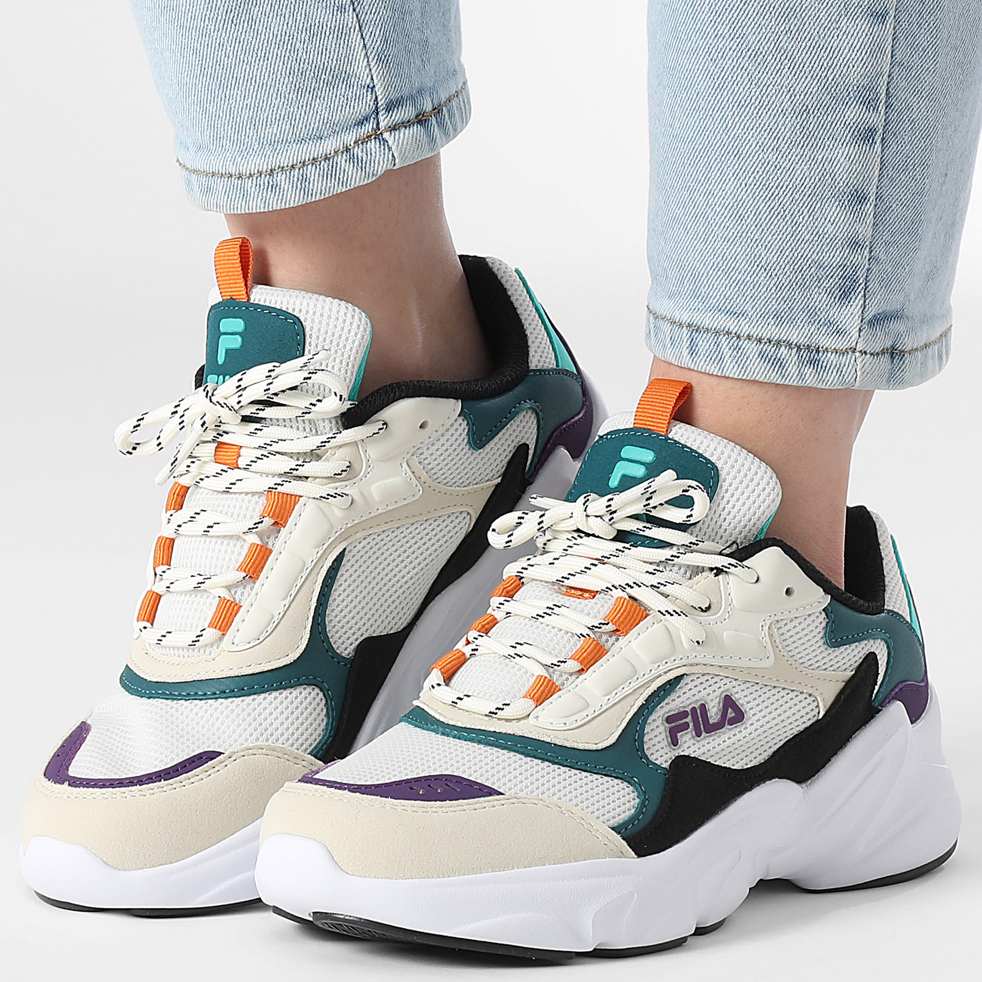 Fila - Collene Zapatillas Mujer FFW0046 Marshmallow Chesapeake Bay