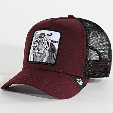 Goorin Bros - Gorra Trucker Tiger Burdeos Negro