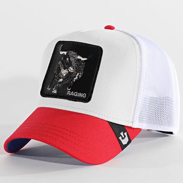 Goorin Bros - Trucker Raging Cap Blanco Rojo