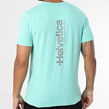 Helvetica - Camiseta reflectante Quintana Turquesa